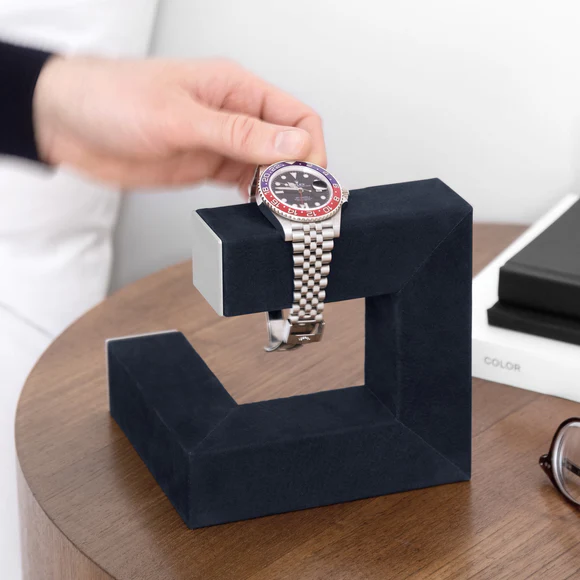 Hudson 1 Watch Stand Navy Blue - 2