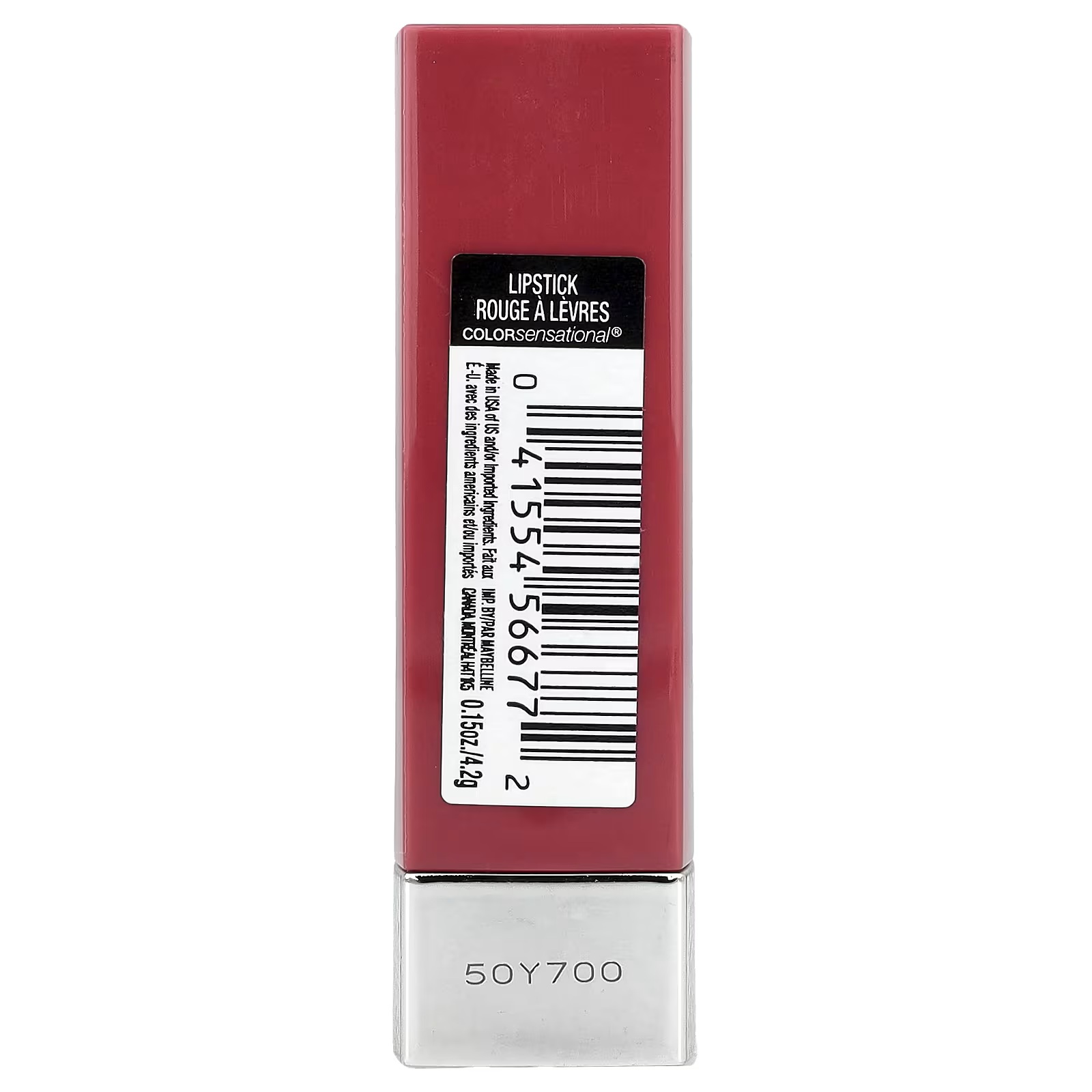 Maybelline, Color Sensational, Made For All Lipstick, 376 Pink for Me, 0.15 oz (4.2 g) - 2