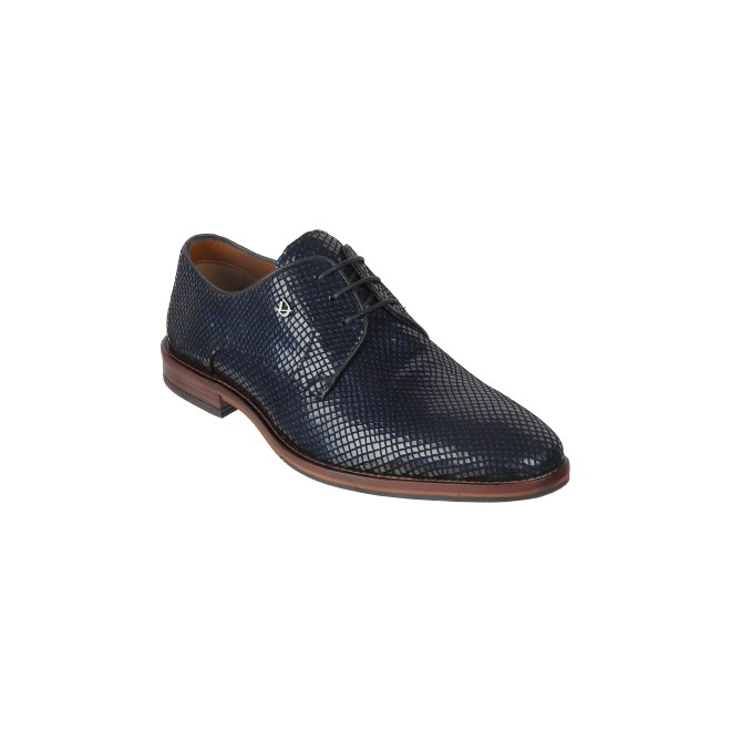 Men Navy-Blue Party Lace Up - 4