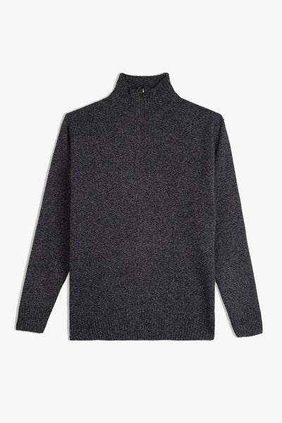 PLAIN ZIPPER SWEATER