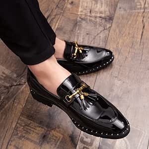 Men’s Leather Tassel Loafers – Classic Moccasin Shoes