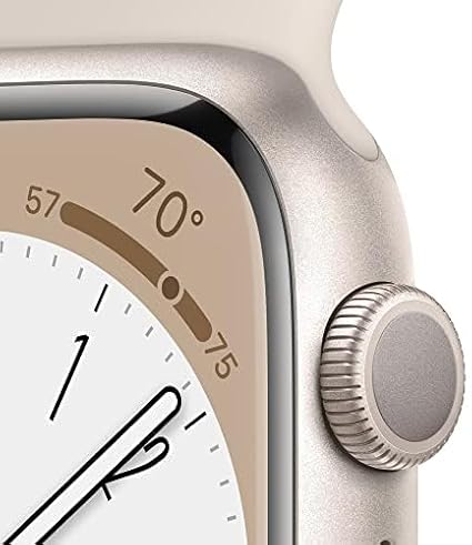 Apple Watch Series 8 GPS 45mm Starlight Aluminum (Renewed) - 3