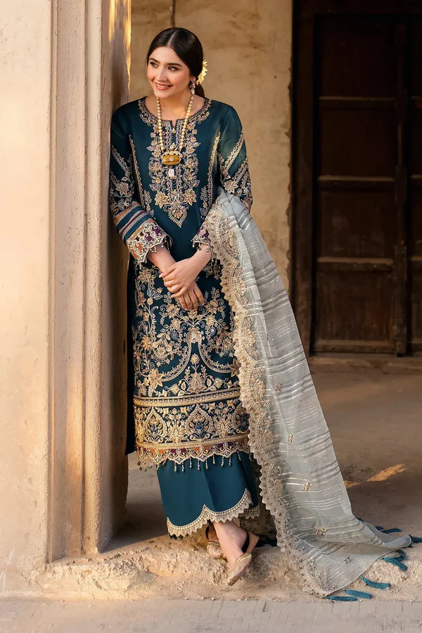 Chiffon Embroidered Unstitched 3 Piece - 2