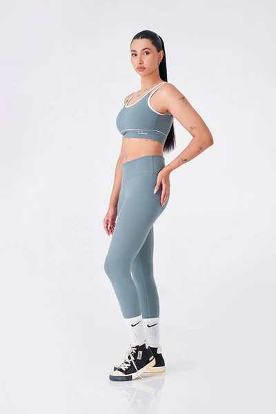 Forest Green Sports Bra & Legging Combo - 4