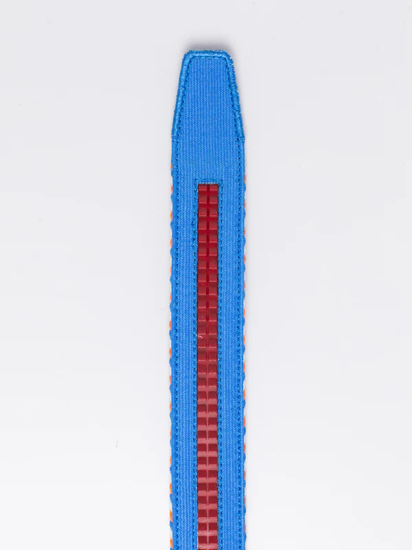Braided Blue & Orange Golf Ratchet Belt 1.38" [35mm] - 3