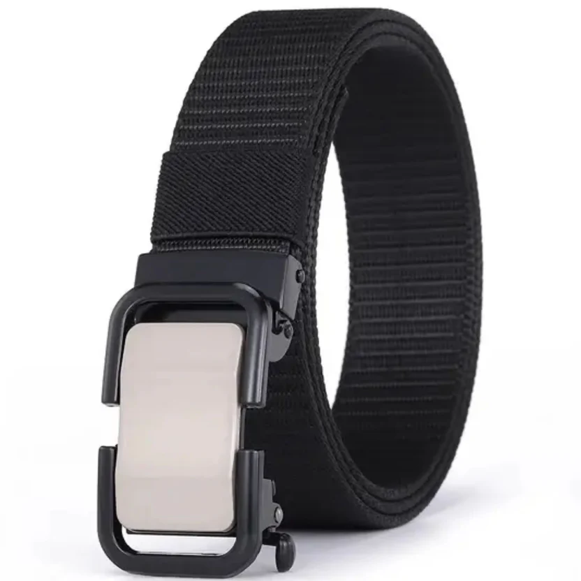 Belt, Nylon Canvas with Plastic Metallic & Adjustable Bukkel, for Men