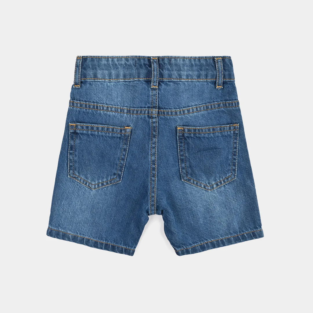 Boys Denim rigid Short Never Stop Dreaming-LT.Blue - 2