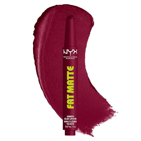 NYX PROFESSIONAL MAKEUP Fat Matte Lipstick, Pigmented, Smoothing, & Non-Drying Lip Crayon, Long Lasting Lip Makeup, Vegan & Cruelty Free - Rose Robe (Rose Nude) - 3