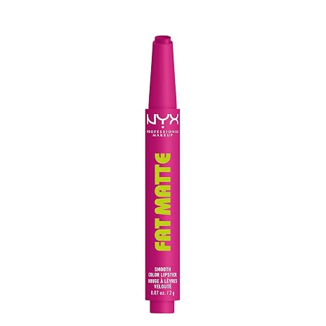 NYX PROFESSIONAL MAKEUP Fat Matte Lipstick, Pigmented, Smoothing, & Non-Drying Lip Crayon, Long Lasting Lip Makeup, Vegan & Cruelty Free - Rose Robe (Rose Nude) - 4