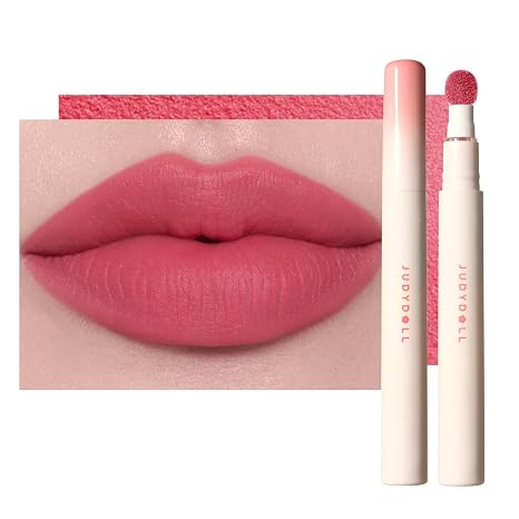 JUDYDOLL Cushion Matte Lip Cream,Hydrating Matte Lipstick with Tripeptide & Squalane,Lip Line Blurring,Velvet Lip Mud,Smudge-Proof,Long Wear,Non-craked (New N14 Raspberry Pout) - 4