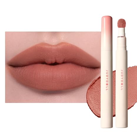 JUDYDOLL Cushion Matte Lip Cream,Hydrating Matte Lipstick with Tripeptide & Squalane,Lip Line Blurring,Velvet Lip Mud,Smudge-Proof,Long Wear,Non-craked (New N14 Raspberry Pout) - 2